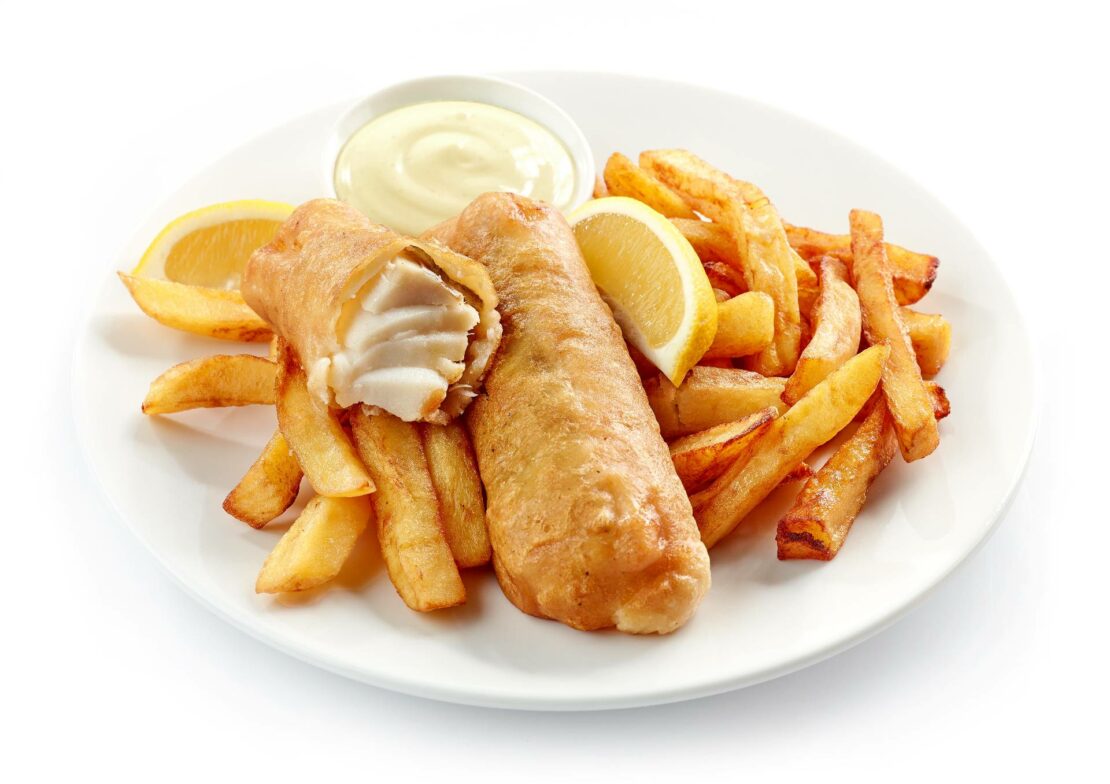 Cómo hacer un Fish and chips típicamente inglés Bacalao rebozado